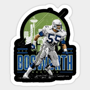 Brian Bosworth Seattle Skyline Sticker